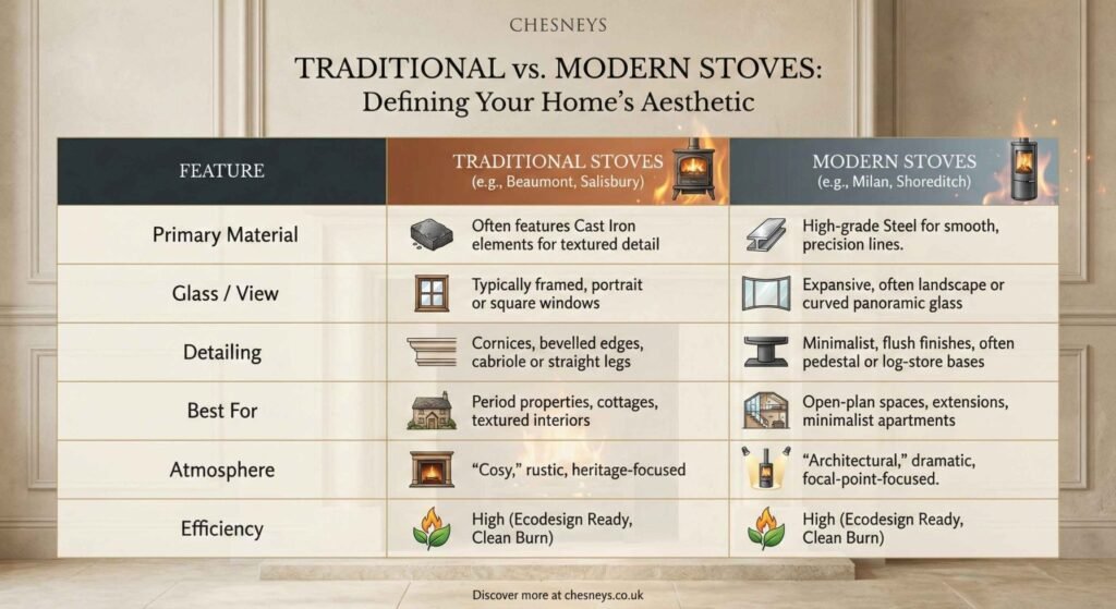 Modern vs Traditional Stoves: Which Design Language Speaks to Your Home?