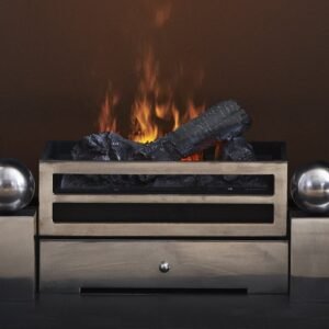 Soho Freestanding Fire Basket with Olympus Electric Fire